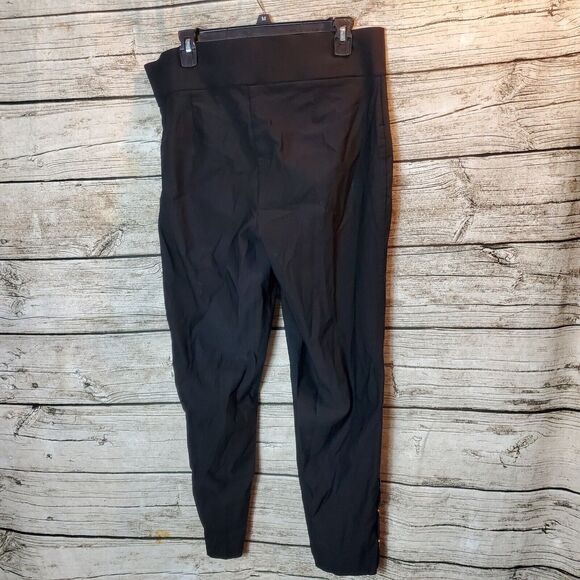 Bold Elements Cut To Curve Black Leggings Size 14 - Picture 3 of 7